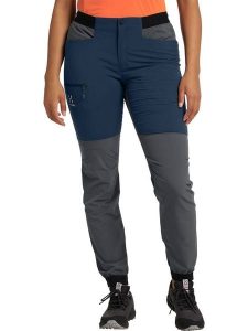 Haglöfs Spodnie funkcyjne "L,I,M Rugged" w kolorze granatowo-szarym rozmiar: 40. Niebieskie spodnie dresowe Haglöfs, l, bez wzorów, z materiału, outdoorowe. Za 304,99 zł.