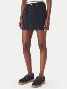 Tommy Jeans Spódnica mini DW0DW23388 Granatowy Regular Fit. Niebieskie spódnice Tommy Jeans, l, bez wzorów, z bawełny, mini. Za 409,99 zł.