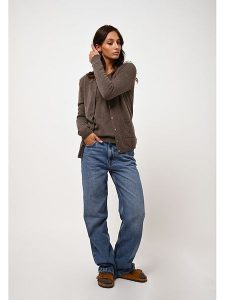 AUTHENTIC CASHMERE Kaszmirowy kardigan "Caron" w kolorze brązowym rozmiar: L. Brązowe kardigany AUTHENTIC CASHMERE, z kaszmiru. Za 391,95 zł.