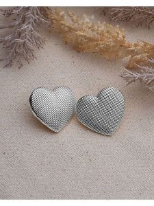 Luseera Kolczyki-wkrętki rozmiar: onesize. Szare kolczyki Luseera, metalowe. Za 21,99 zł.