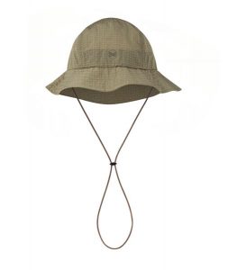 Kapelusz BUFF GO BUCKET HAT SOLID. Zielone kapelusze Buff, bez wzorów, klasyczne. Za 139,99 zł.