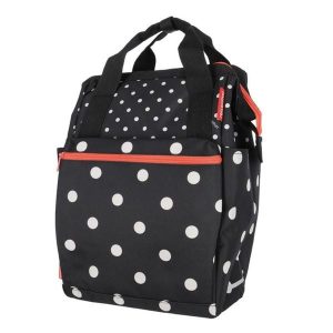 Torba na bagaż ROOMY GT, mieszane kropki. Czarne shopper bag KLICKFIX, bez wzorów, bez dodatków. Za 437,55 zł.