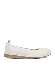 Lasocki Baleriny CEO-WI23-LYLA-01 Écru. Balerinki Lasocki, bez wzorów, ze skóry, bez obcasa, bez zapięcia. Za 199,99 zł.