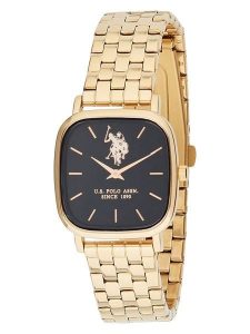 U.S. Polo Assn. Zegarek kwarcowy w kolorze złoto-czarnym rozmiar: onesize. Czarne, analogowe zegarki U.S. Polo Assn. Za 362,85 zł.