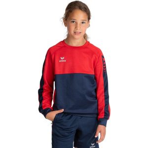 Bluza Erima Six Wings Multicolor Junior. Czerwone bluzy Erima, bez wzorów, z bawełny, bez kaptura. Za 272,99 zł.
