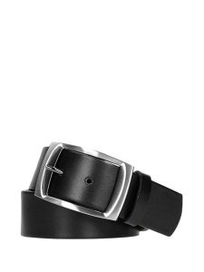 Wojas Skórzany pasek w kolorze czarnym rozmiar: 90. Czarne paski Wojas, bez wzorów, z materiału. Za 74,11 zł.