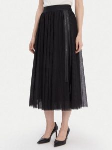 JOOP! Spódnica tiulowa 30045183 Czarny Regular Fit. Czarne spódnice JOOP!, bez wzorów, z syntetyku, midi. Za 489,99 zł.