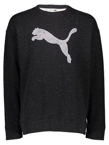 Puma Bluza w kolorze czarnym rozmiar: XL. Czarne bluzy Puma, xl, bez wzorów, z bawełny, bez kaptura. Za 132,05 zł.