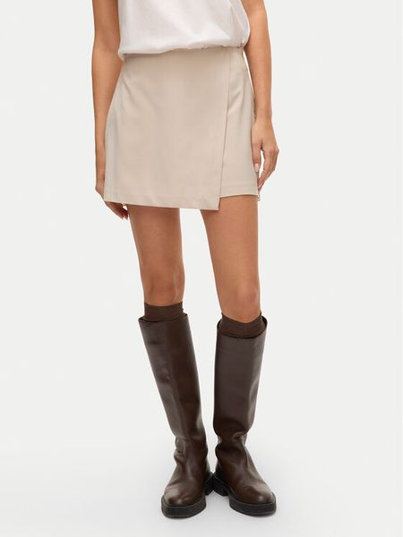 Vero Moda Spódnico-szorty Melina 10332054 Beżowy Loose Fit. Brązowe szorty Vero Moda, bez wzorów, z materiału. Za 89,99 zł.