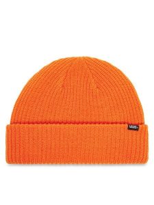 Vans Czapka Core Basic Cuff Beanie VN000QB4FLM1 Pomarańczowy. Brązowe czapki Vans, bez wzorów, z materiału. Za 109,99 zł.