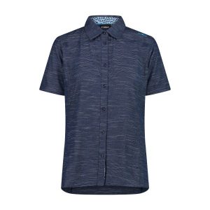 Koszula damska CMP. Niebieskie koszule CMP, bez wzorów, bez kołnierzyka, bez ramiączek. Za 264,35 zł.