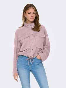 ONLY Kurtka przejściowa w kolorze jasnoróżowym rozmiar: XL. Różowe kurtki ONLY, xl, bez wzorów, z lyocellu, bez kaptura. Za 140,53 zł.