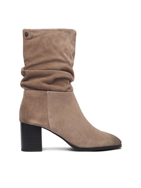 Beverly Hills Polo Club Botki CEO-WI44-BREEZE-01 Szary. Szare botki Beverly Hills Polo Club, bez wzorów, ze skóry, bez obcasa, na słupku, bez zapięcia. Za 329,99 zł.