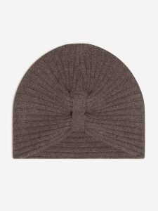 Perfect Cashmere Kaszmirowa czapka "Sile" w kolorze szarobrązowym rozmiar: onesize. Brązowe czapki Perfect Cashmere, bez wzorów, z kaszmiru. Za 130,99 zł.