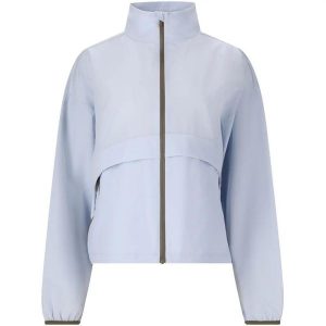 Damska kurtka wodoodporna Athlecia Narros. Niebieskie kurtki Athlecia, bez wzorów, bez kaptura. Za 197,00 zł.