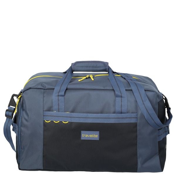 Torba Duffle travelite Color Craze. Niebieskie torby podróżne i sportowe TRAVELITE, bez wzorów, z materiału. Za 254,40 zł.