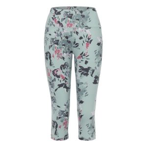 Legginsy 3/4 Damskie Kwiaty Influential II. Zielone legginsy Dare 2b, bez wzorów. Za 143,99 zł.