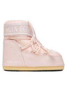Moon Boot Śniegowce 80D1409340 Różowy jasny. Czerwone buty zimowe Moon Boot, ze skóry, bez obcasa, bez zapięcia. Za 809,99 zł.
