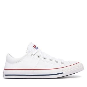 Trampki Converse. Białe trampki Converse, bez wzorów, bez zapięcia. Za 299,99 zł.