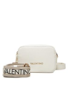 Valentino Torebka Zero VBS7B306 Biały. Białe listonoszki Valentino, bez wzorów, ze skóry, bez dodatków. Za 519,99 zł.