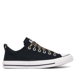 Trampki Converse. Czarne trampki Converse, bez wzorów, bez zapięcia. Za 329,99 zł.