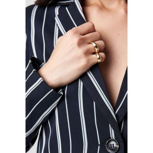 NA-KD Accessories Pierścionki Two Asymmetric - Gold. Pierścionki marki NA-KD Accessories. W wyprzedaży za 19,20 zł.