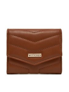 WITTCHEN Portfel 99-1Y-516-4 Brązowy. Brązowe portfele Wittchen, bez wzorów, ze skóry. Za 139,99 zł.