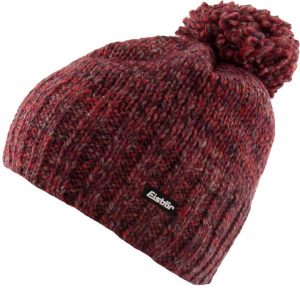 Czapka zimowa damska Eisbär Wms Wally z pomponem, czerwony. Czerwone czapki 909, z aplikacjami, z polaru. Za 149,99 zł.