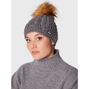 Czapka Eisbär. Szare czapki Eisbar, bez wzorów. Za 149,99 zł.