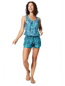 Ipanima Kombinezon w kolorze niebiesko-turkusowym rozmiar: 34/36. Niebieskie kombinezony Ipanima, bez wzorów, sportowe, bez kołnierzyka, bez ramiączek. Za 78,99 zł.