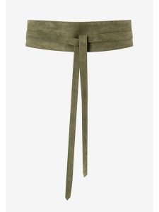 More & More Skórzany pasek w kolorze khaki rozmiar: 85. Brązowe paski More & More, bez wzorów, z materiału. Za 86,95 zł.