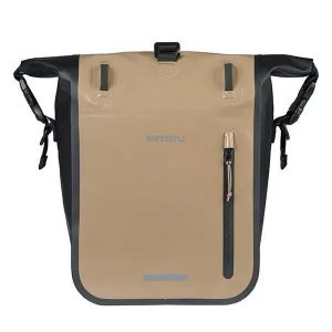 Tylna torba Basil Rivo 15L. Brązowe torby podróżne i sportowe BASIL, bez wzorów. Za 269,99 zł.