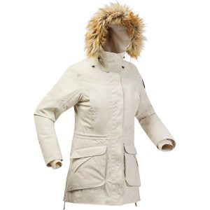 Parka turystyczna damska zimowa Quechua SH900 -20°C wodoodporna. Niebieskie kurtki QUECHUA, na zimę, m, bez wzorów, z syntetyku, bez kaptura. W wyprzedaży za 349,99 zł.