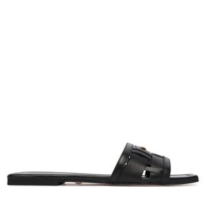 Klapki Marciano Guess. Czarne klapki Marciano Guess, z aplikacjami, bez obcasa. Za 494,99 zł.