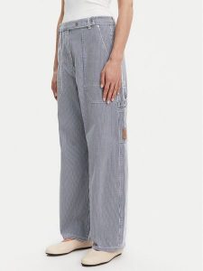 Munthe Jeansy Fancie 251141425106 Granatowy Wide Leg. Niebieskie jeansy Munthe, bez wzorów, z bawełny. Za 639,99 zł.