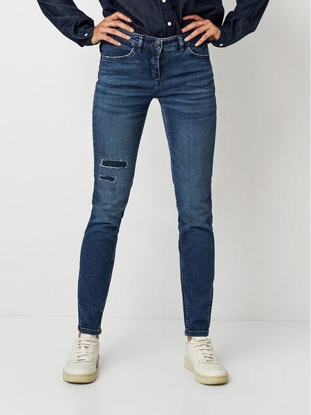 Rosner Dżinsy "Perfect Shape" - Skinny fit - w kolorze granatowym rozmiar: 38K. Niebieskie jeansy Rosner, bez wzorów. Za 194,45 zł.