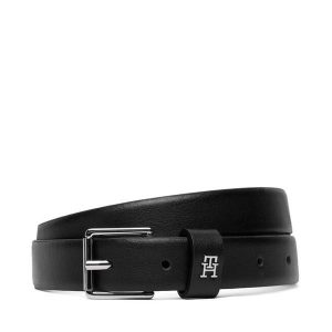 Pasek Damski Tommy Hilfiger. Czarne paski TOMMY HILFIGER, bez wzorów. Za 229,99 zł.
