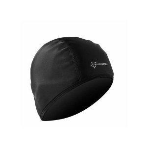 Czapka rowerowa Rockbros. Czarne czapki ROCKBROS, bez wzorów, sportowe. Za 24,99 zł.