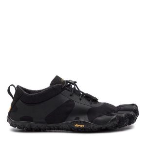 Trekkingi Vibram Fivefingers. Czarne buty sportowe Vibram Fivefingers, bez wzorów, bez zapięcia, trekkingowe, vibram fivefingers. Za 349,99 zł.