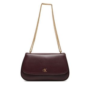 Torebka Calvin Klein. Czerwone torebki wieczorowe Calvin Klein, bez wzorów, bez dodatków. Za 459,99 zł.