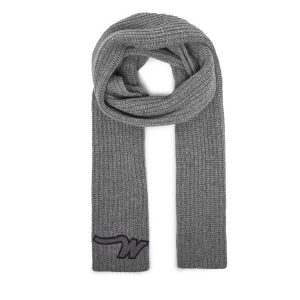 Szalik Weekend Max Mara. Szare szaliki Weekend Max Mara, bez wzorów. Za 429,99 zł.