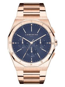 Liebeskind Chronograf w kolorze różowozłotym rozmiar: onesize. Czerwone, analogowe zegarki Liebeskind. Za 702,81 zł.