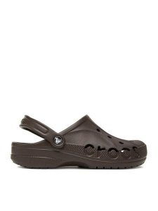 Crocs Klapki C-BAYA CLOG 10126-206 Brązowy. Brązowe klapki Crocs, bez wzorów, z tworzywa sztucznego, bez obcasa. Za 199,99 zł.