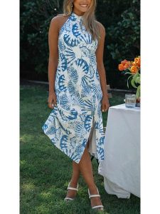 LA Angels Sukienka w kolorze białym rozmiar: XL. Białe sukienki LA Angels, xl, bez wzorów, bez kołnierzyka, bez ramiączek, midi. Za 154,95 zł.