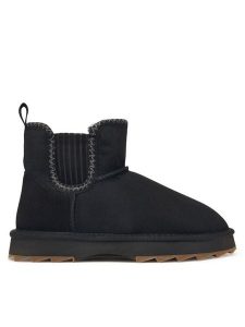 EMU Australia Śniegowce Higgie W13198 Czarny. Czarne buty zimowe EMU Australia, ze skóry, bez obcasa, bez zapięcia. Za 699,99 zł.