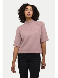 Kaffe Sweter Emilie 10509092 Różowy Loose Fit. Czerwone swetry klasyczne Kaffe, l, z syntetyku, bez kołnierzyka. Za 189,99 zł.
