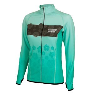 Bluza damska do biegania rozpinana EXTREME HOBBY FLOWERS. Czerwone bluzy EXTREME HOBBY, na jesień, s, bez wzorów, z elastanu, bez kaptura. Za 219,00 zł.