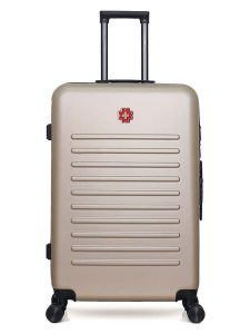 SWISS KOPPER Walizka "Wil" w kolorze beżowym - 47 x 75 x 29 cm rozmiar: onesize. Brązowe walizki SWISS KOPPER, bez wzorów, z materiału. Za 260,99 zł.