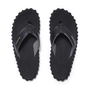 Japonki GUMBIES VEGOVERT FLIP-FLOPS UNISEX. Czarne klapki Gumbies, bez wzorów, bez obcasa. Za 125,99 zł.