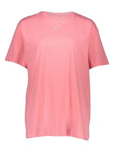 Nike Sportswear Koszulka "Essential Swoosh" w kolorze jasnoróżowym rozmiar: M. Różowe bluzki Nike Sportswear, m, bez wzorów, bez kołnierzyka, bez ramiączek. Za 83,42 zł.